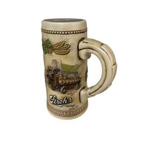 Vintage Stroh’s Beer Stein Delivery Vehicles Detroit MI Mug